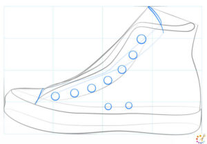 How to draw a shoes