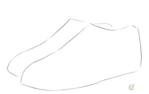 How to draw a shoes