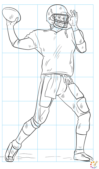 How to draw a soccer