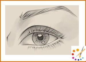 How to draw eyes