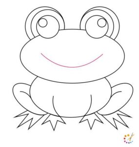 How to draw a frog