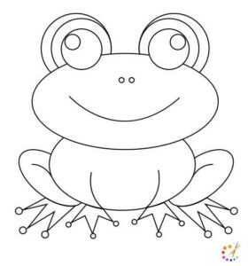 How to draw a frog