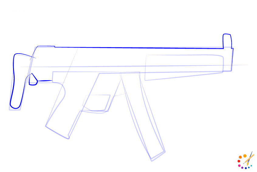 How to draw a Gun