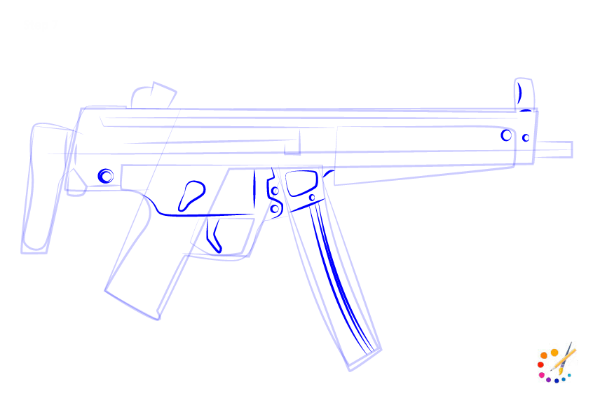 How to draw a Gun