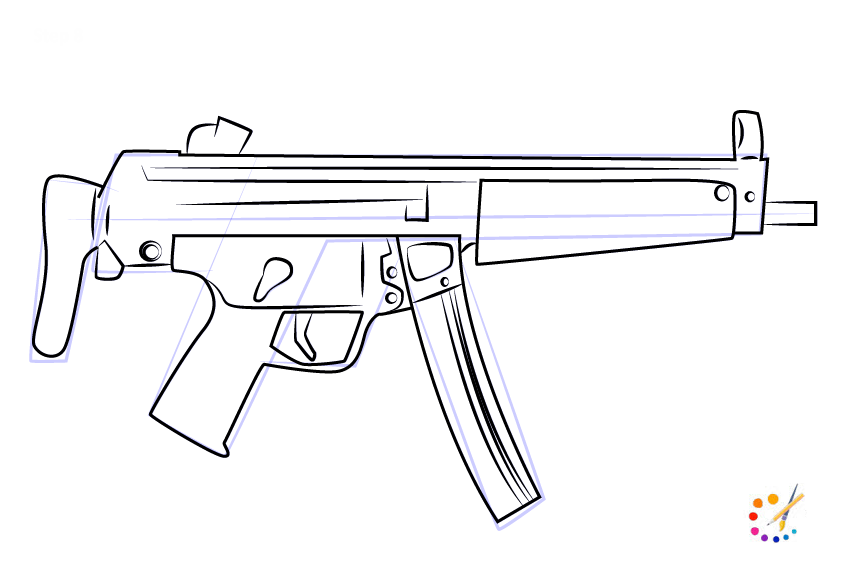 How to draw a Gun