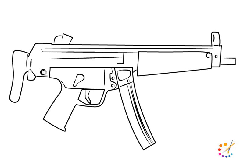 How to draw a Gun