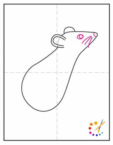 How to draw a mouse