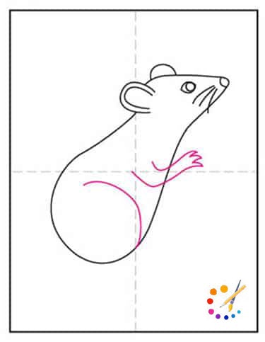 How to draw a mouse