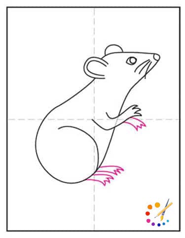 How to draw a mouse