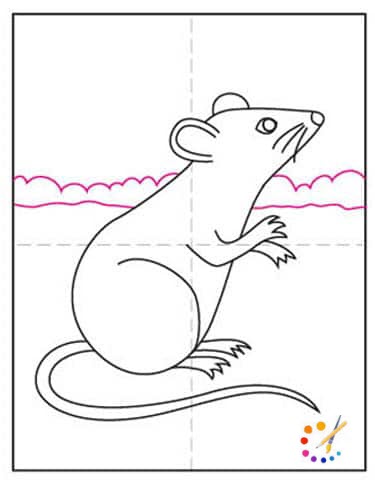 How to draw a mouse