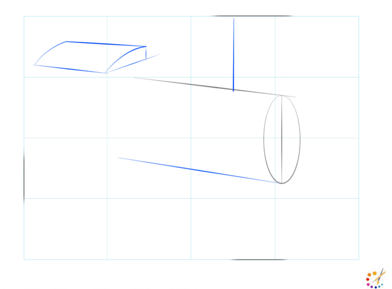 How to draw a train