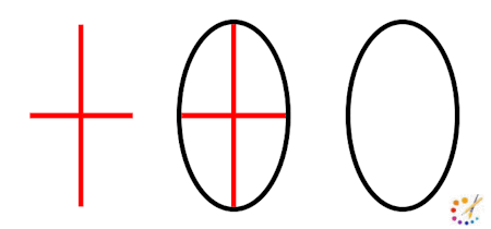 How to draw an oval