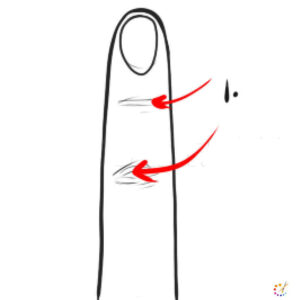 how to draw finger