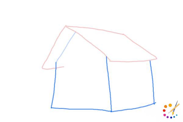 How to draw a house