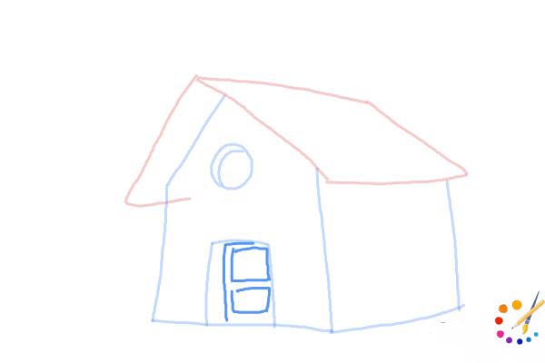 How to draw a house