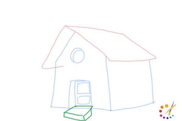 How to draw a house