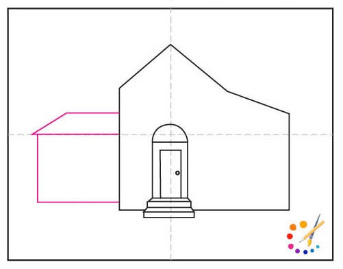 How to draw a house