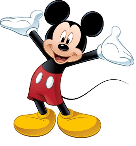 How to draw mickey mouse