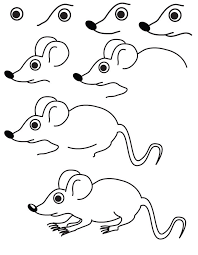 how to draw a mouse