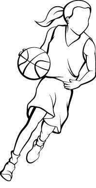 How to draw a basketball