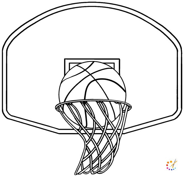 How to draw a basketball