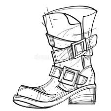 How to draw boot