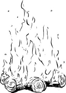 how to draw fire