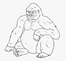 How to draw gorilla