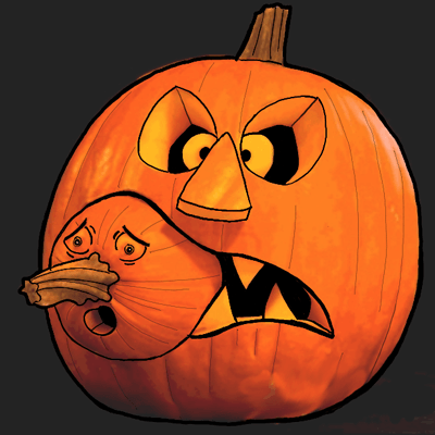 how to draw a pumpkin