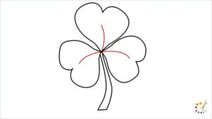 How to draw a shamrock