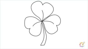 How to draw a shamrock