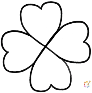 How to draw a shamrock