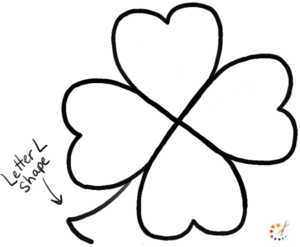 How to draw a shamrock