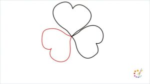 How to draw a shamrock