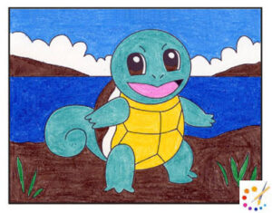 How to draw a Squirtle