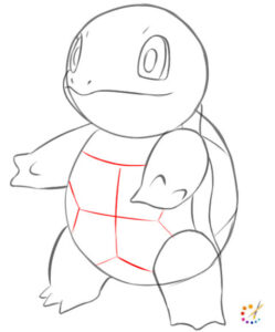 how to draw Squirtle