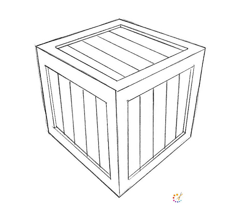 How To Draw a Box Step By Step – For Kids & Beginners