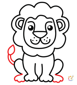 How to draw A Lion