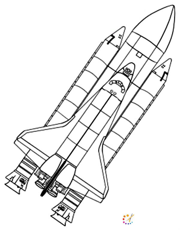 How to draw a spaceship