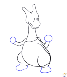 How to draw a Charizard