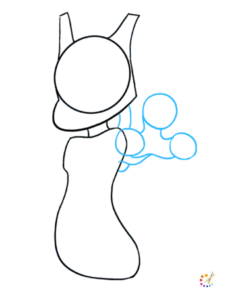 How to draw Mewtwo