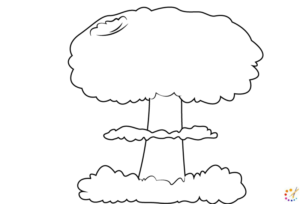 How to draw mushroom cloud