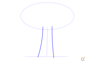 How to draw mushroom cloud