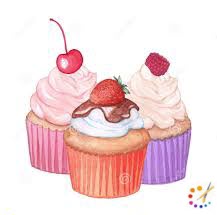 How to draw a cupcake