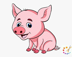 How to draw a pig