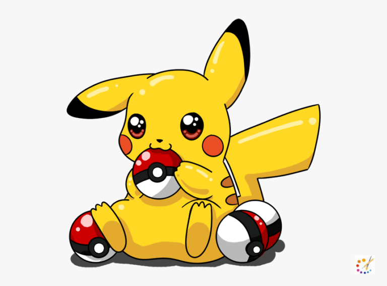 How to Draw Pikachu Step By Step - For Kids & Beginners
