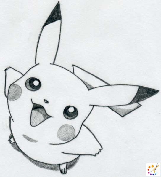 How to draw a pikachu