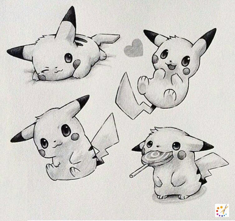 How to draw a Pikachu