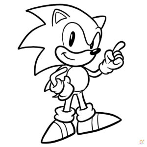 How to draw a sonic