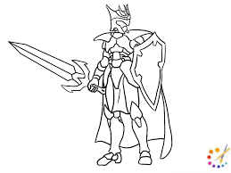 How to draw knight